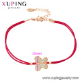 75647 Xuping jewelry small lucky Butterfly with Red rope chain with Synthetic CZ